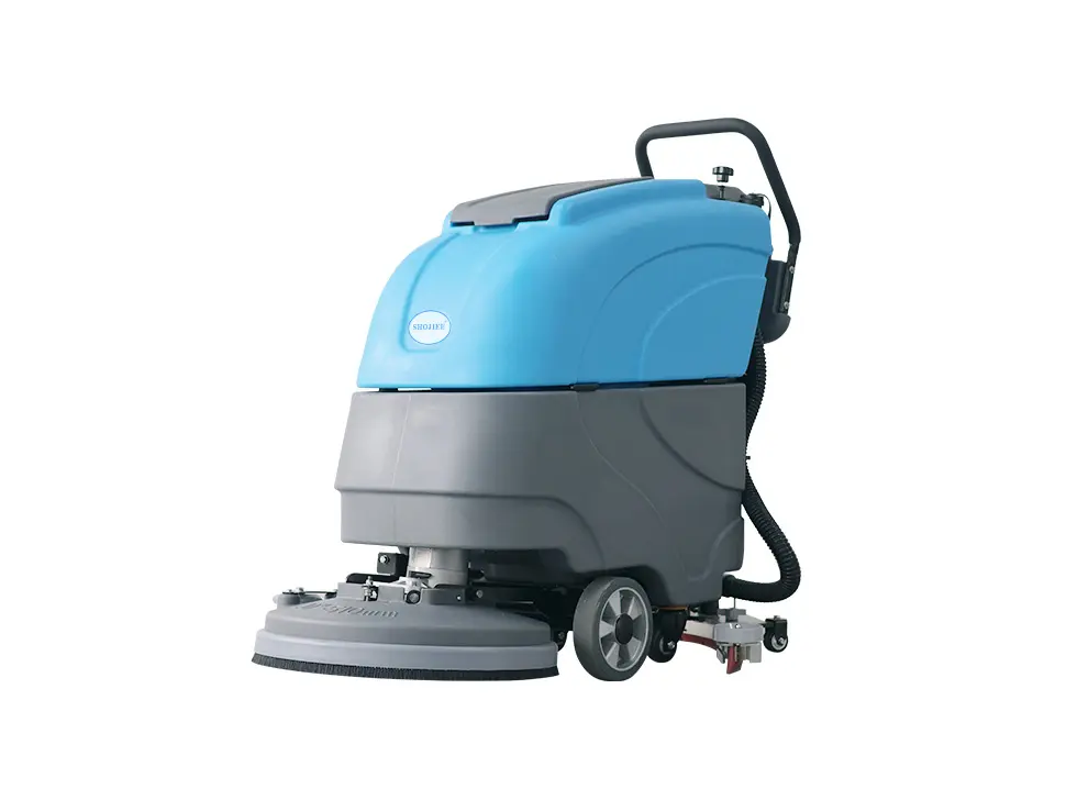 SJ50 Walk Behind Floor Scrubber Industrial Floor Cleaning Machine